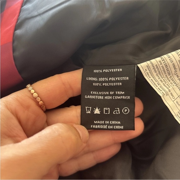 Charlie Paige Women’s Plaid Quilted Vest With Ruffle Size M - Picture 11 of 12